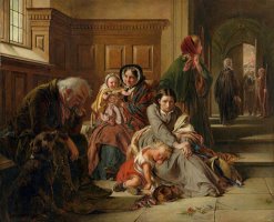 Waiting for The Verdict by Abraham Solomon