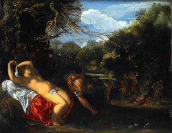 Apollo And Coronis by Adam Elsheimer
