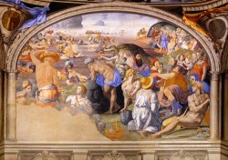 The Crossing of The Red Sea 2 by Agnolo Bronzino