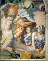 The Falling of The Manna by Agnolo Bronzino