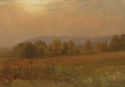 Autumn Landscape New England by Albert Bierstadt