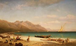 Bay of Salerno by Albert Bierstadt