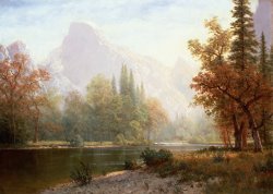 Half Dome Yosemite by Albert Bierstadt
