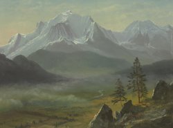 Mont Blanc by Albert Bierstadt