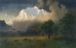 Mount Adams, Washington by Albert Bierstadt