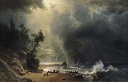 Puget Sound on The Pacific Coast by Albert Bierstadt