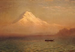 Sunrise on Mount Tacoma by Albert Bierstadt