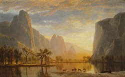 Valley Of The Yosemite by Albert Bierstadt