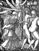 Adam And Eve Etching By Albrecht Durer by Albrecht Durer