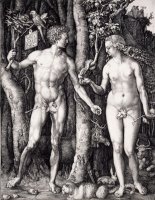 The Fall of Man (adam And Eve) by Albrecht Durer