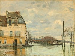 Flood at Port Marly by Alfred Sisley