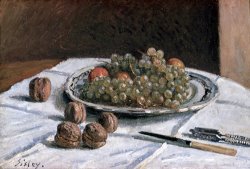 Grapes And Walnuts by Alfred Sisley