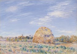 Haystack on the Banks of the Loing by Alfred Sisley