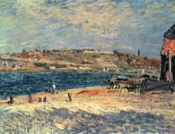 River Banks at Saint-Mammes by Alfred Sisley