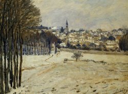 Snow At Marly-le-roi by Alfred Sisley