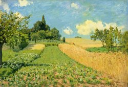 The Cornfield (near Argenteuil) by Alfred Sisley