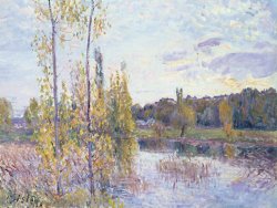 The Lake At Chevreuil by Alfred Sisley