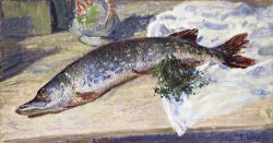 The Pike (le Brochet) by Alfred Sisley