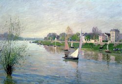 The Seine At Argenteuil by Alfred Sisley