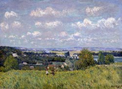 The Valley of the Seine at Saint Cloud by Alfred Sisley
