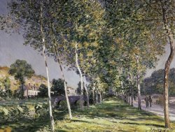 The Walk by Alfred Sisley