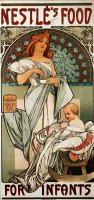 Nestle's Food for Infants by Alphonse Maria Mucha