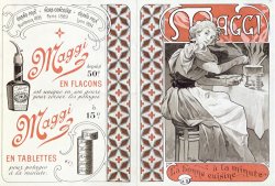 Advertisement for Maggi Late 19th Century by Alphonse Marie Mucha