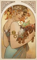 Fruit 1897 by Alphonse Marie Mucha