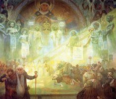 Holy Mount Athos 1926 by Alphonse Marie Mucha