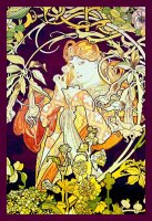 Ivy by Alphonse Marie Mucha
