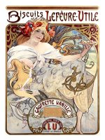Lefevre Utile Biscuits by Alphonse Marie Mucha