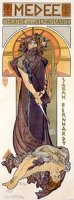 Medee Sarah Bernhardt by Alphonse Marie Mucha