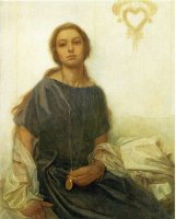 Portrait of Jaroslava by Alphonse Marie Mucha