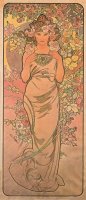 The Rose 1898 by Alphonse Marie Mucha