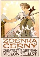 Zdenka Cerny Cello Concert by Alphonse Marie Mucha
