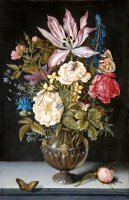 Still Life with Flowers by Ambrosius Bosschaert The Elder