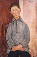Boy in a Blue Shirt by Amedeo Modigliani