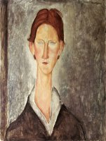 Portrait of a Student by Amedeo Modigliani