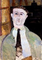 Portrait Of Paul Guillaume by Amedeo Modigliani