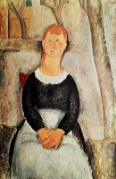 The Beautiful Grocer by Amedeo Modigliani