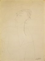 Untitled (portrait of Madame Zborowska) by Amedeo Modigliani