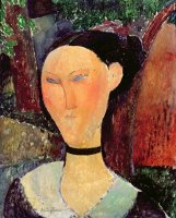 Woman with a Velvet Neckband by Amedeo Modigliani
