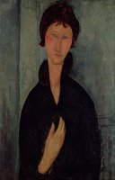 Woman with Blue Eyes by Amedeo Modigliani