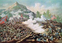 Battle of Kenesaw Mountain Georgia 27th June 1864 by American School