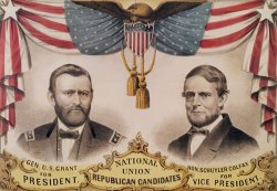 Electoral Poster For The Usa Presidential Election Of 1868 by American School