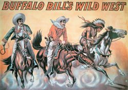 Poster for Buffalo Bill's Wild West Show by American School