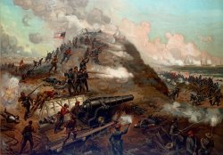 Second Battle Of Fort Fisher by American School