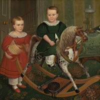The Hobby Horse by American School