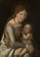 Madonna And Child by Andrea Mantegna
