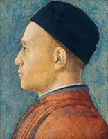 Portrait Of A Man by Andrea Mantegna